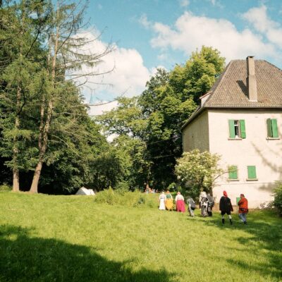 Burg Husen von hinten, LARP