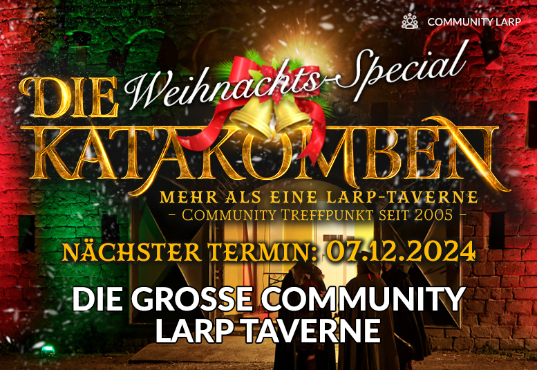 Die Katakomben (große Fantasy LARP-Taverne) am 07.12.2024 in Köln (Weihnachts-Special)